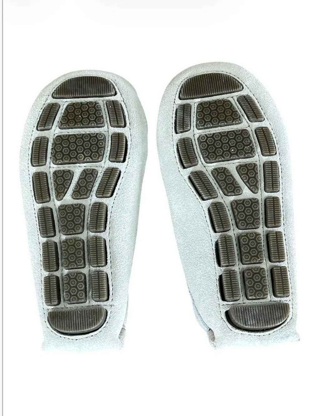 Janie and Jack Boy Soft Grey Suede Driving Loafers NWT Toddler Size 9